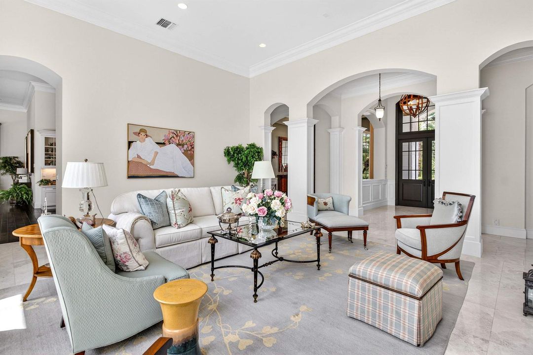 Living Room View to Foyer