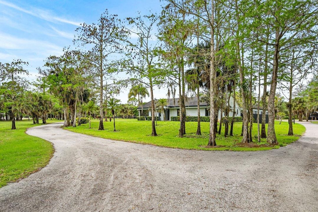Driveway and House view