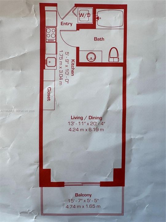 待售: $315,000 (0 贝兹, 1 浴室, 484 平方英尺)
