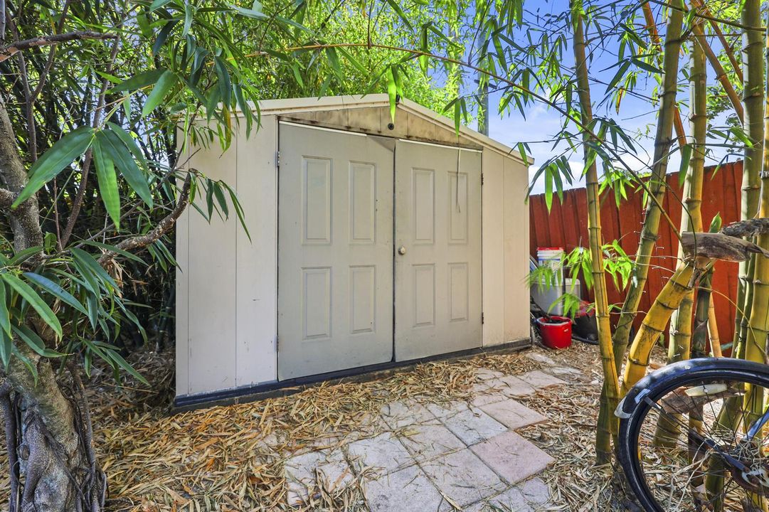 back yard shed
