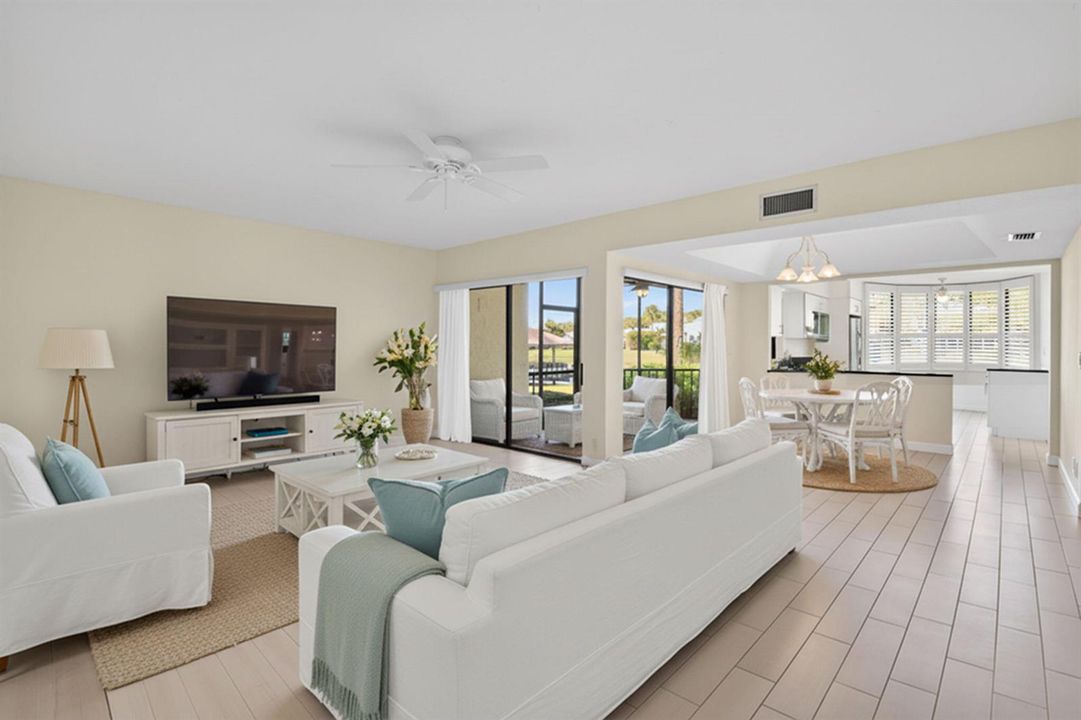 STAGED LIVING ROOM - DINING 17081 Waterb