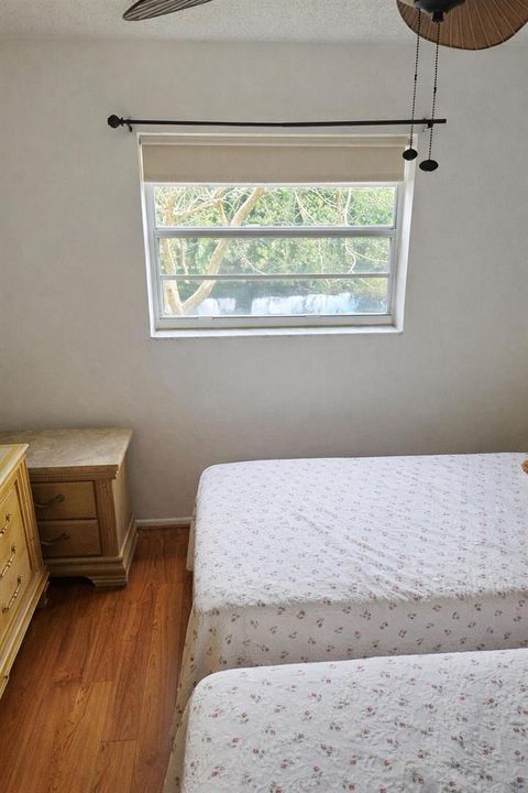 Serene bedroom with natural light