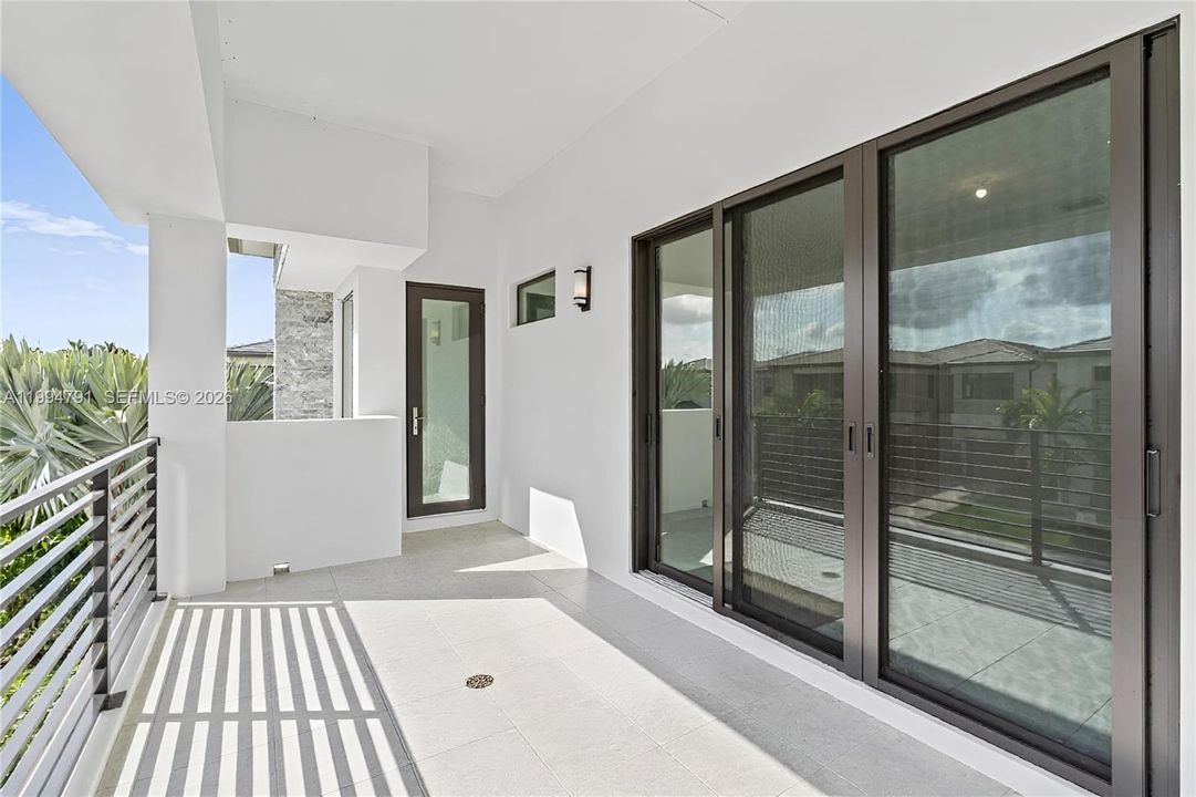 Balcony off 2nd bedroom