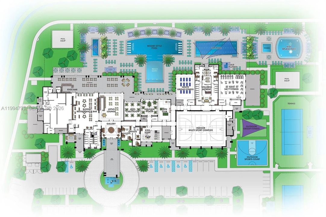 Site Plan of Community Amenities