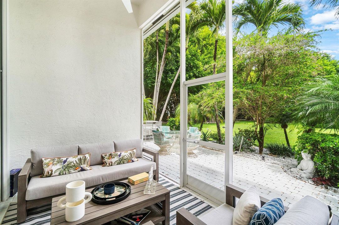 Back screen patio