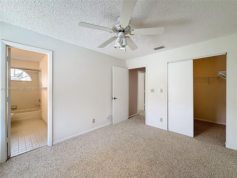 2nd bedroom with walk-in closet