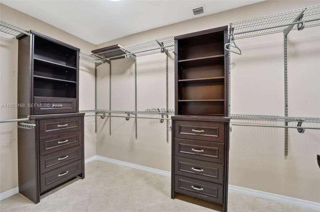 primary bedroom closet