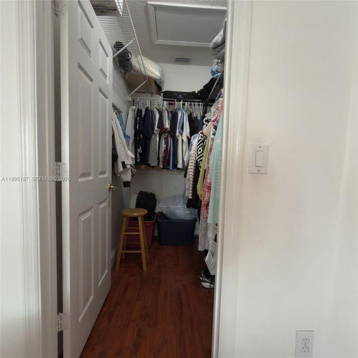 Master Walk-in Closet