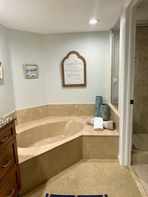 Primary Bathroom Soaking Tub