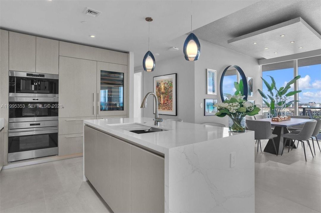 MORE OCEAN VIEWS WHILE YOU PREPARE A MEAL IN YOUR GOURMET KITCHEN