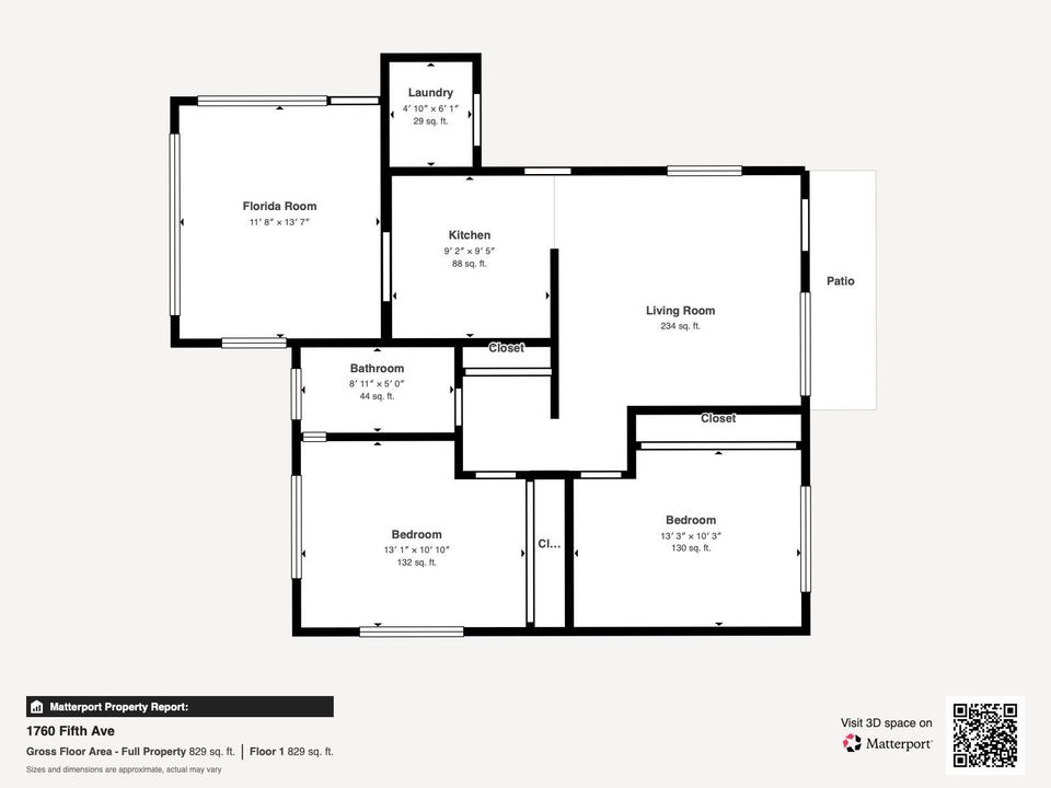 floorplan 1760 Fifth Ave - Floor 1