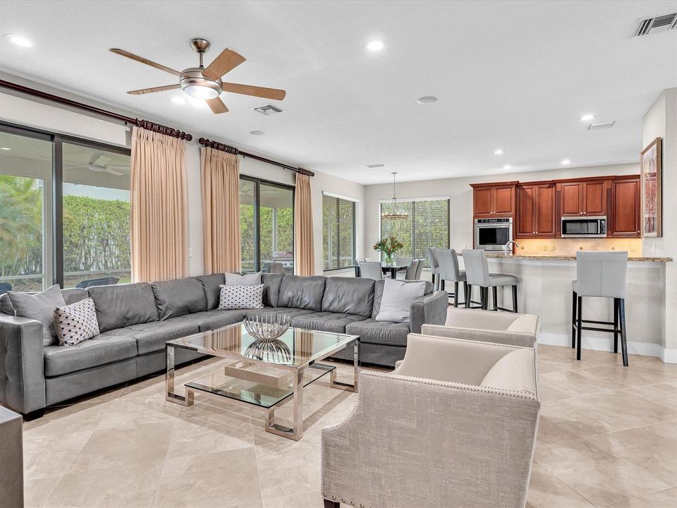 Family Room to Breakfast Nook & Kitchen