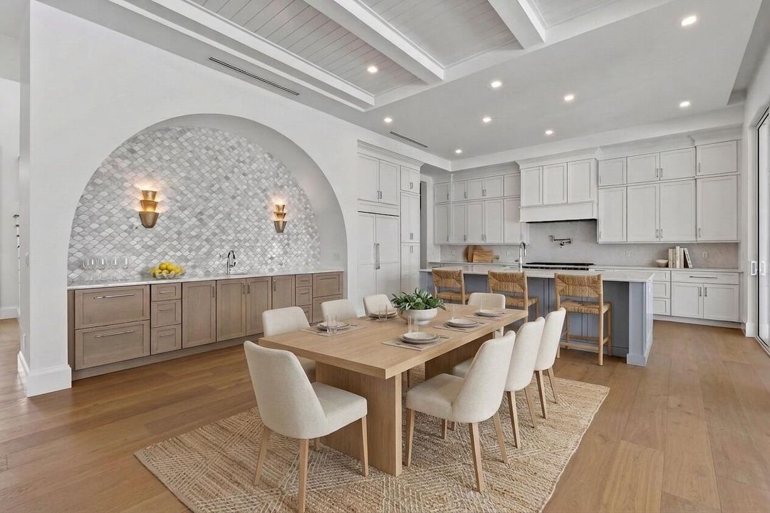 Dining Area Virtually Staged