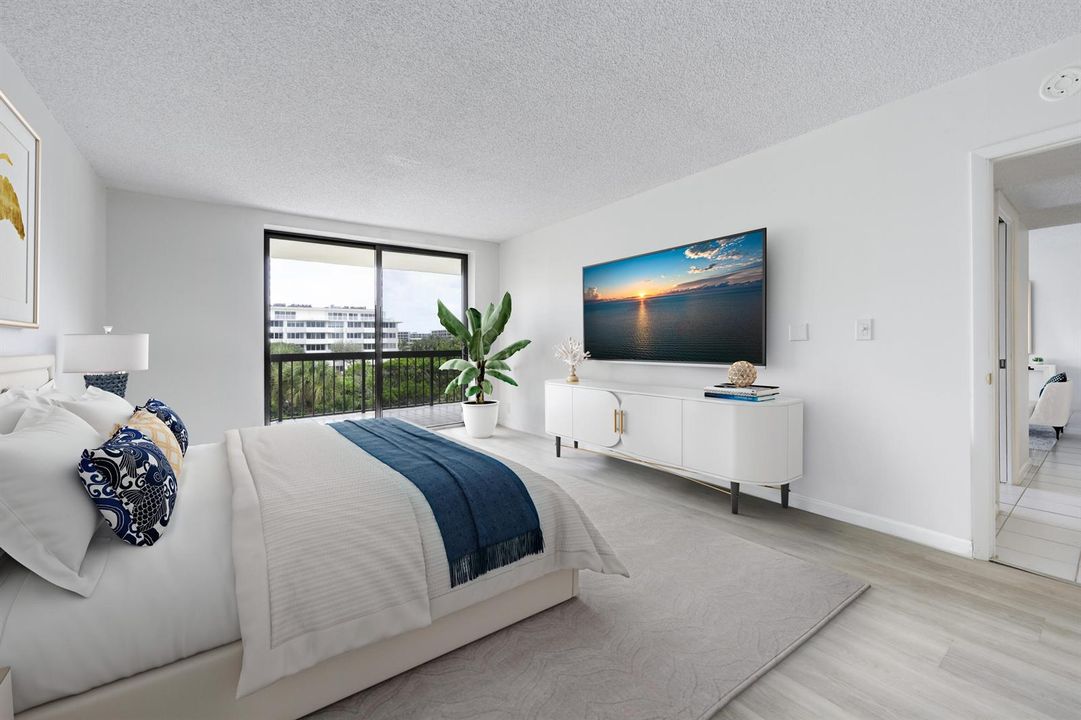 STAGED PRIMARY BEDROOM
