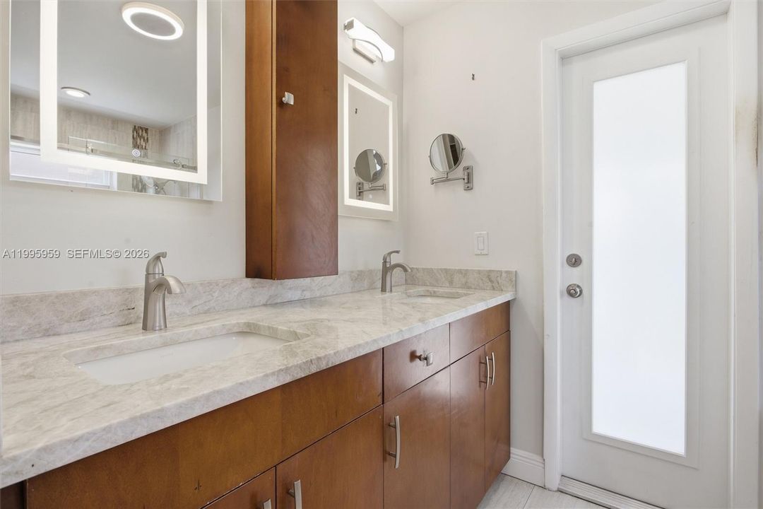 Upgraded Master Bath with Elegant Finishes