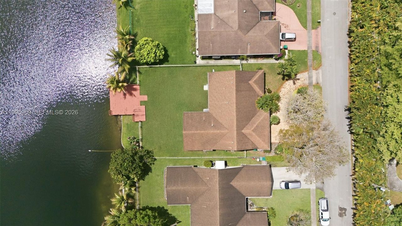 Aerial View - Notice Completely Fenced Property