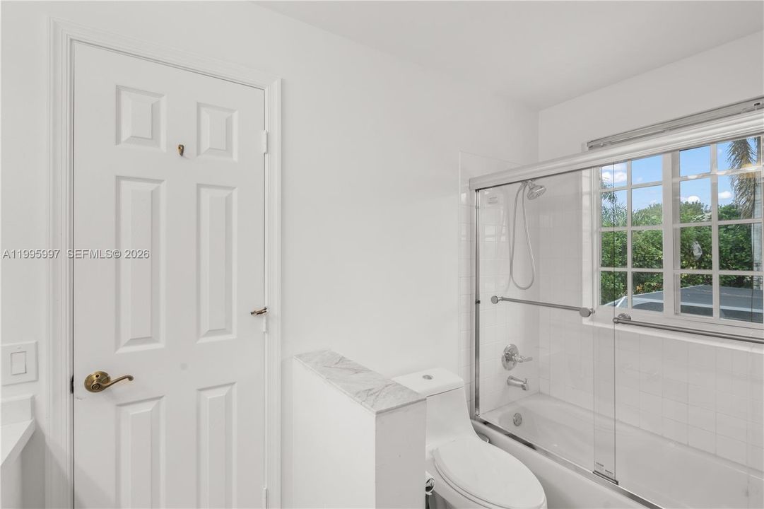 Bathtub with shower