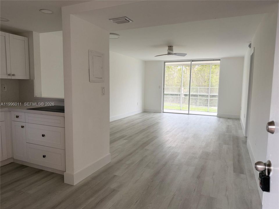 living area filled with natural light
