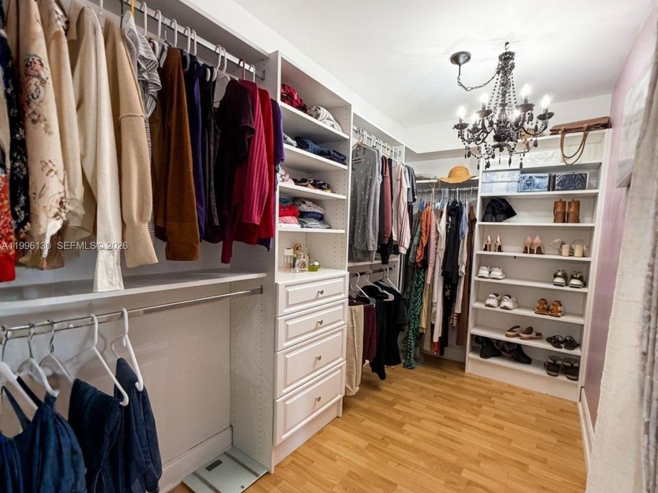 Master closet