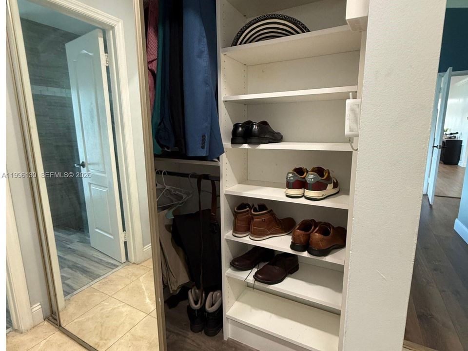 Master closet