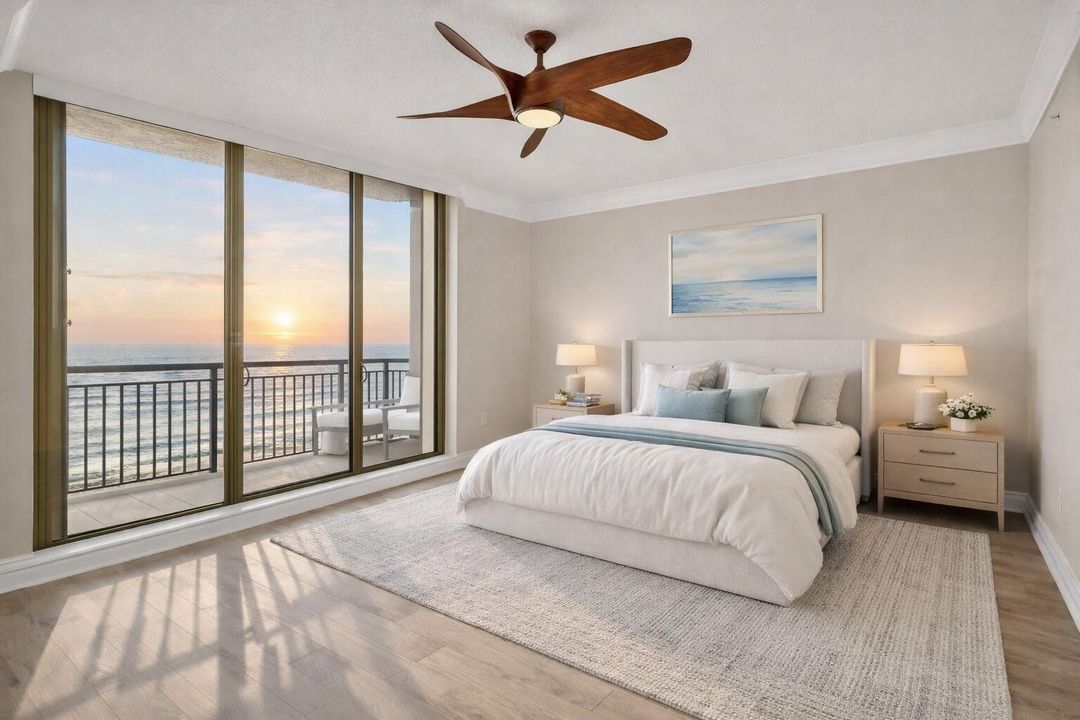 VIRTUAL STAGED PRIMARY BEDROOM