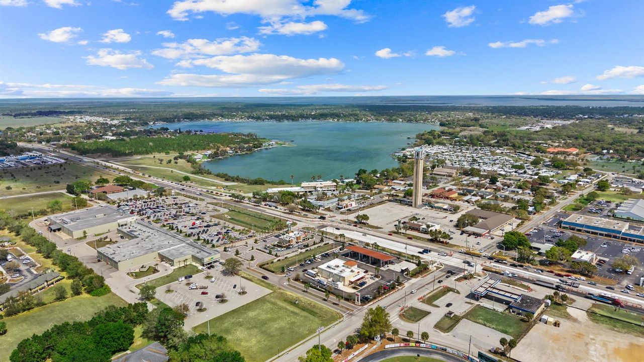 Lake Placid Water Tower and Lake June Pa