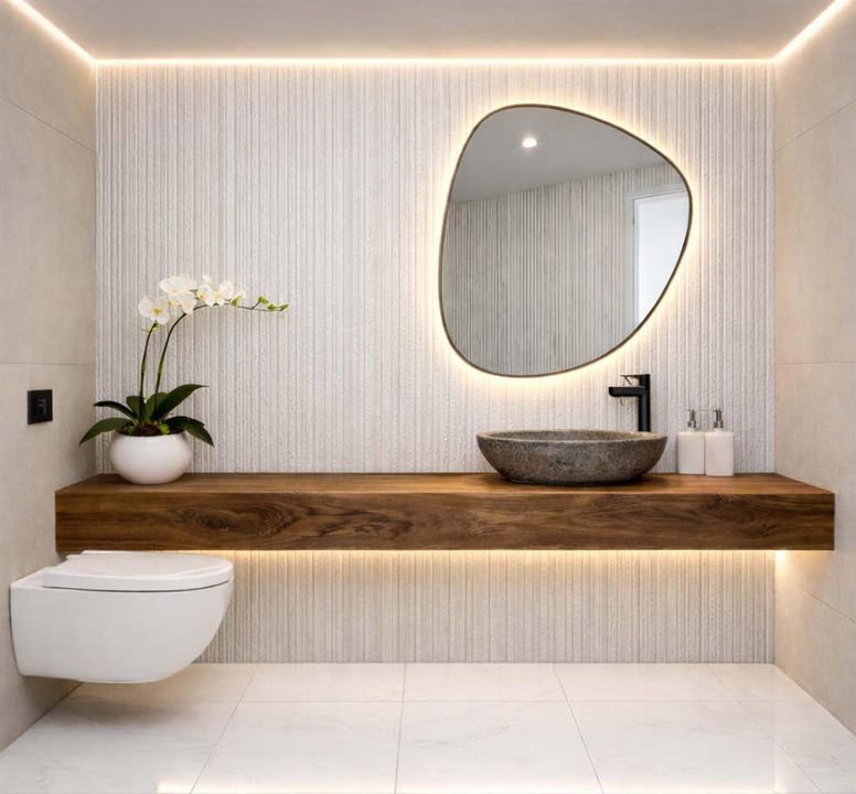 guest bathroom rendering