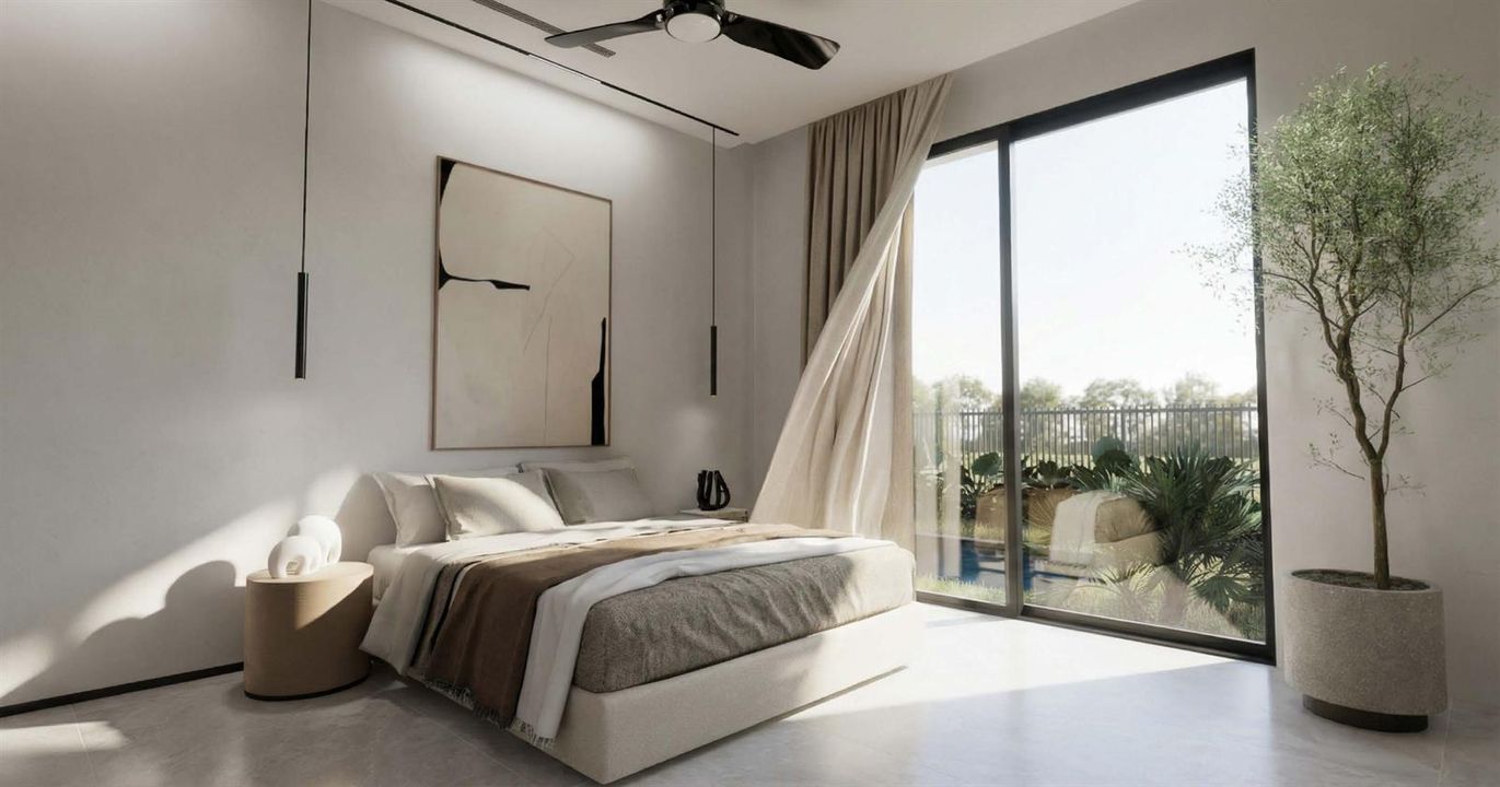 master bedroom rendering 3