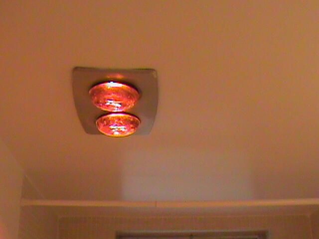 heating lamp bathroom