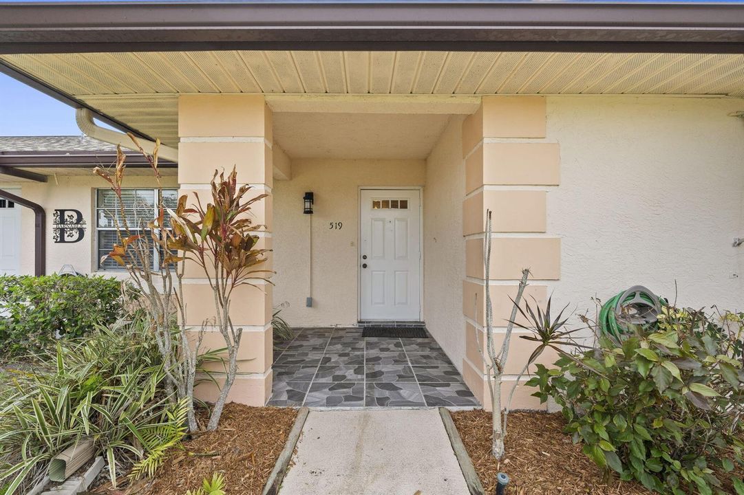 TILED FRONT ENTRY