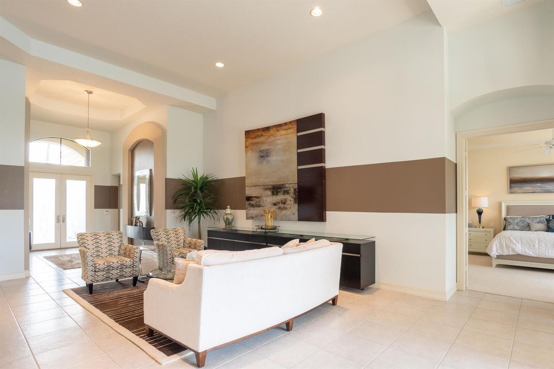 Foyer and Living Room