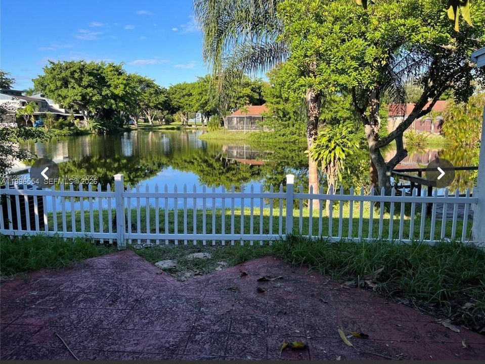 Private patio