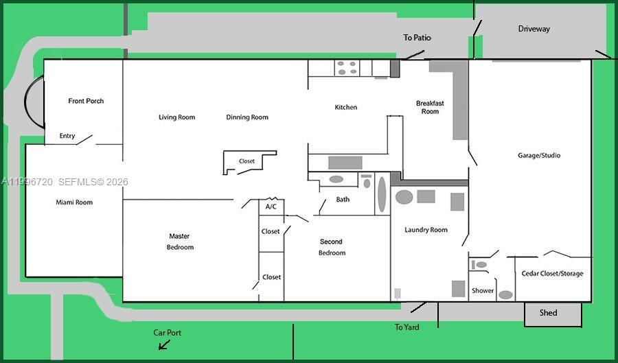 Activo con contrato: $730,000 (2 camas, 2 baños, 1523 Pies cuadrados)