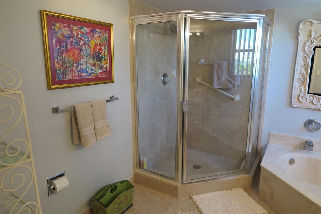 Master shower
