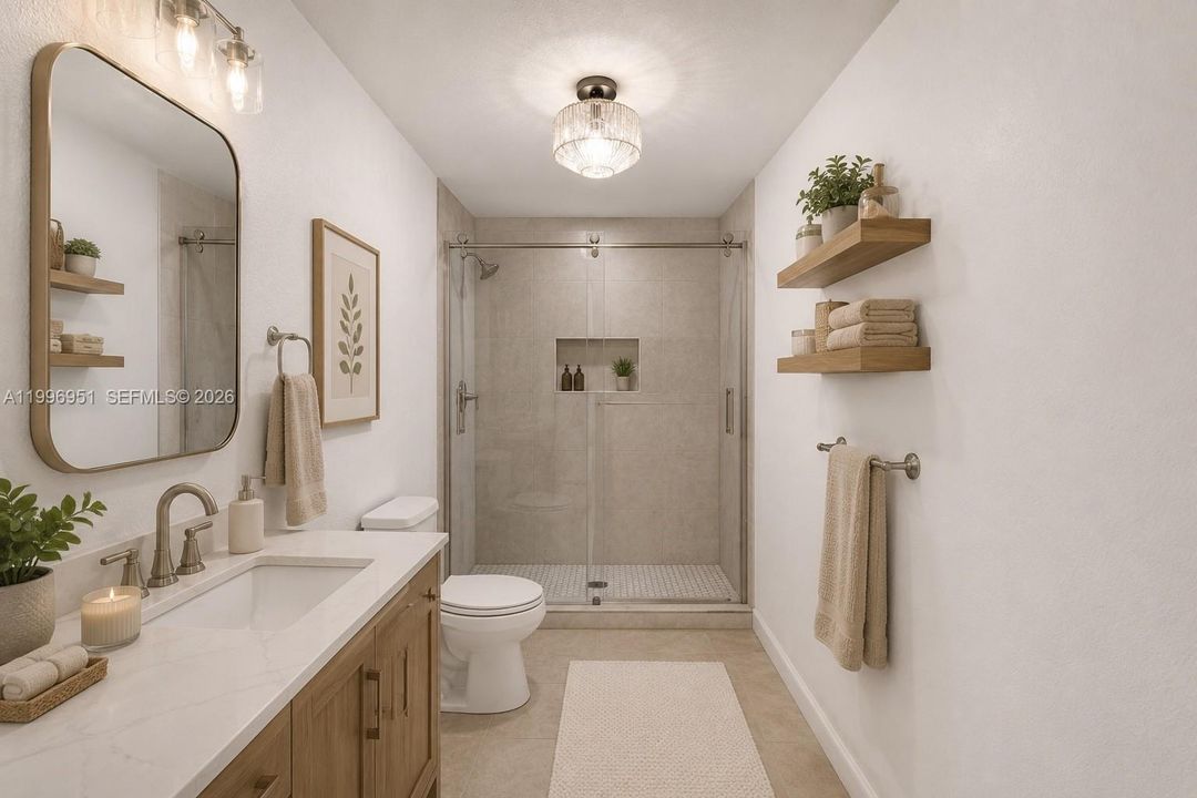 Virtually Staged possible bathroom