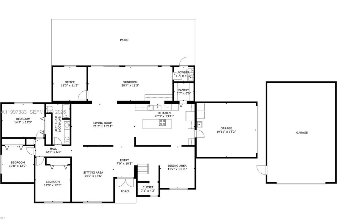 En Venta: $1,950,000 (5 camas, 2 baños, 3188 Pies cuadrados)