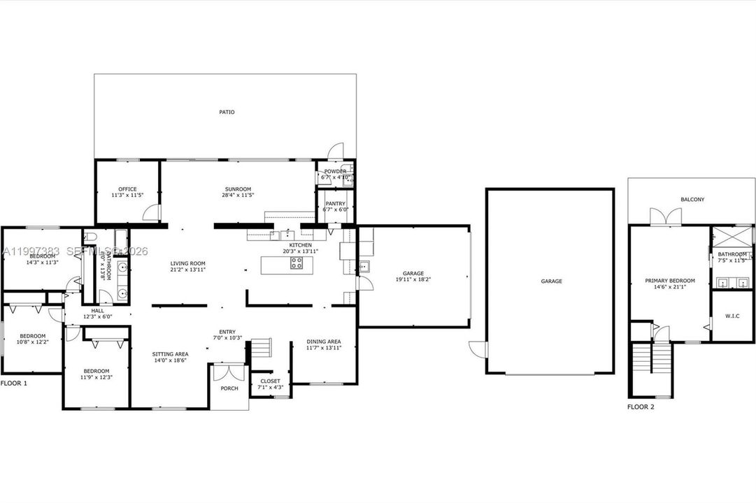 En Venta: $1,950,000 (5 camas, 2 baños, 3188 Pies cuadrados)