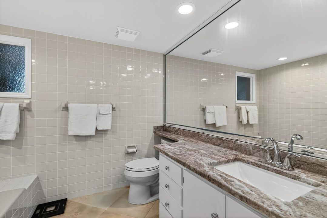 PRIMARY BATH W NEW GRANITE