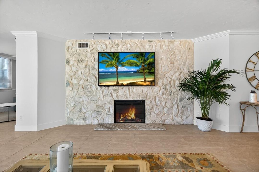 FIRE PLACE IN LR ELECTRIC