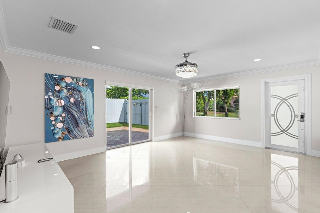 Living room no sectional