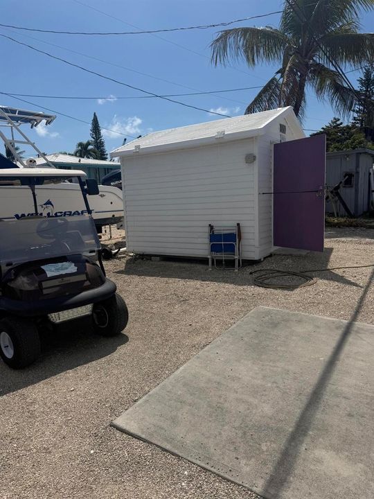 Shed with oversized backyard