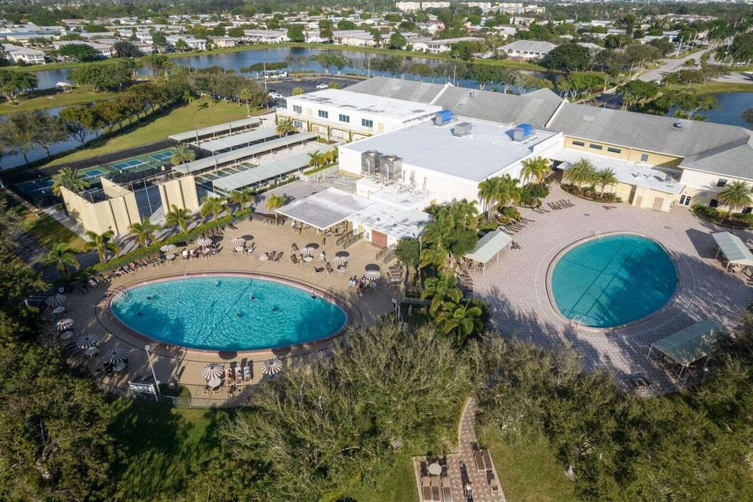 2 Outdoor pools One indoor pool