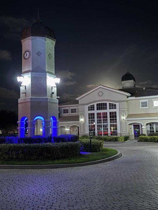 Clubhouse at night