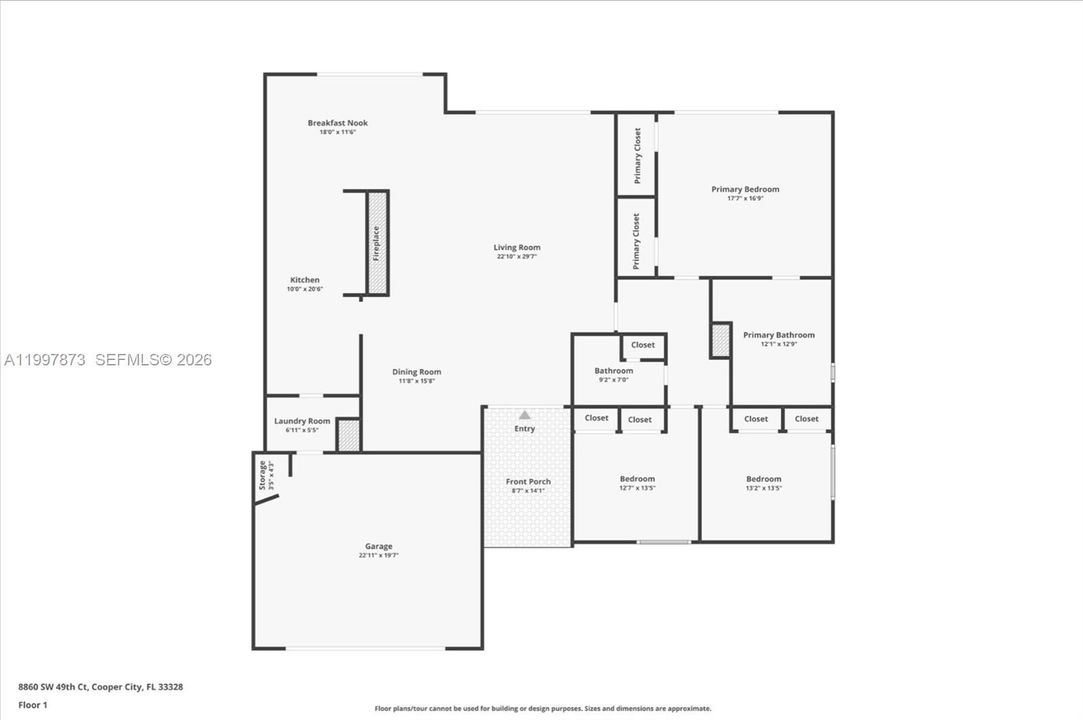 Activo con contrato: $925,000 (3 camas, 2 baños, 2469 Pies cuadrados)