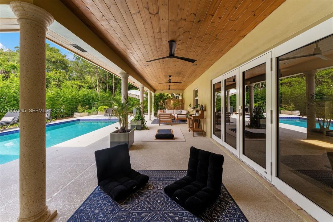 Large veranda