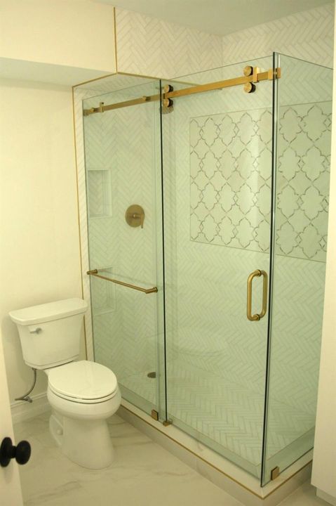 Master shower