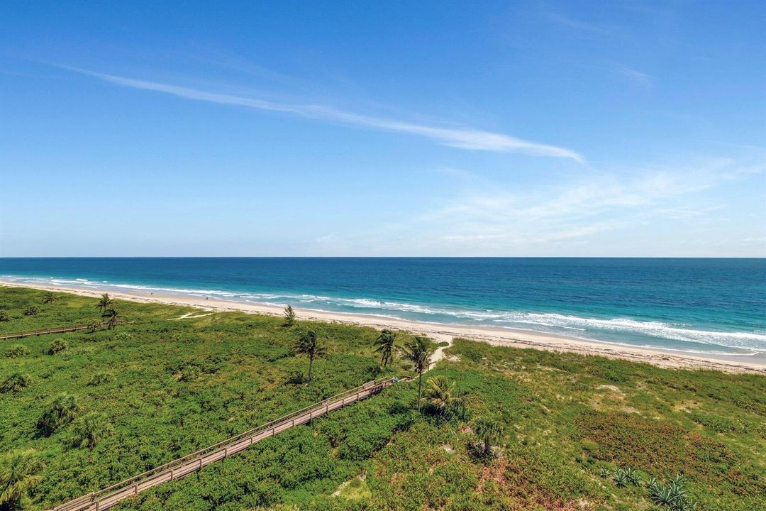 Beach view from balcony