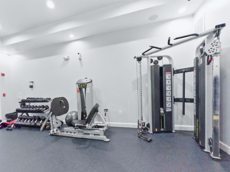 Clubhouse Gym Weights