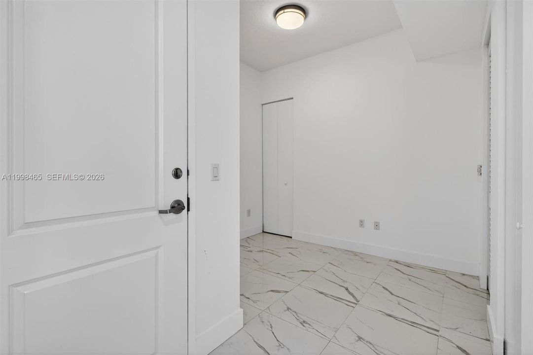 Looking to den by entrance