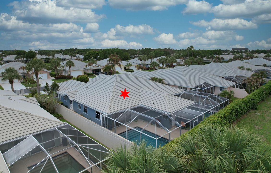 AERIAL OF VILLA/POOL